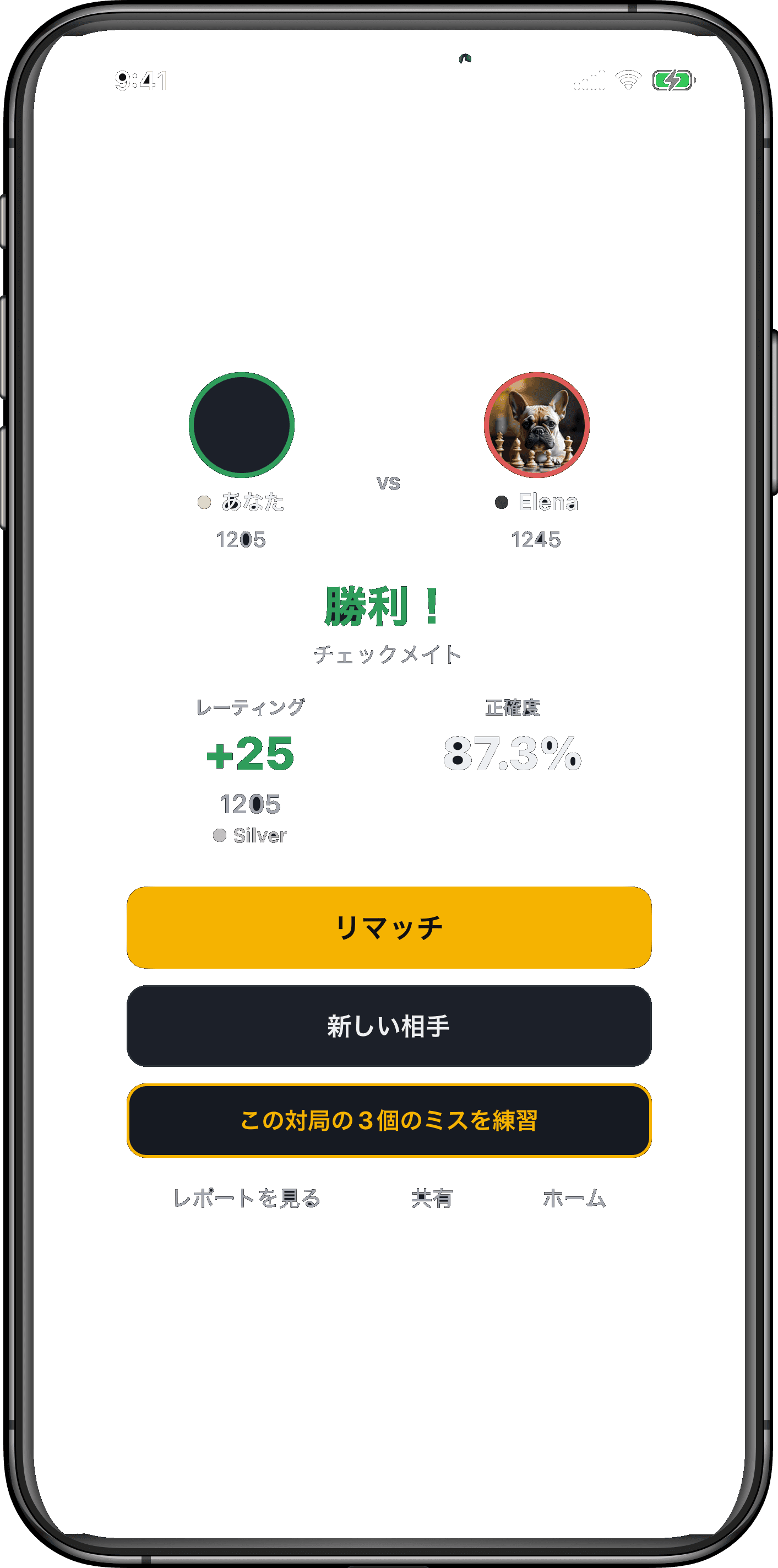 Rival Chessの画面