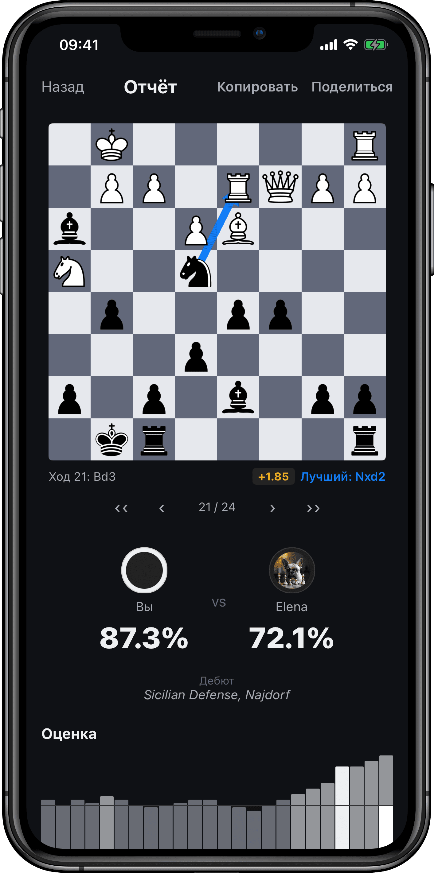 Экраны Rival Chess